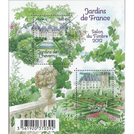 F4580 - LES JARDINS DE CHEVERNY ET DE VILLANDRY.