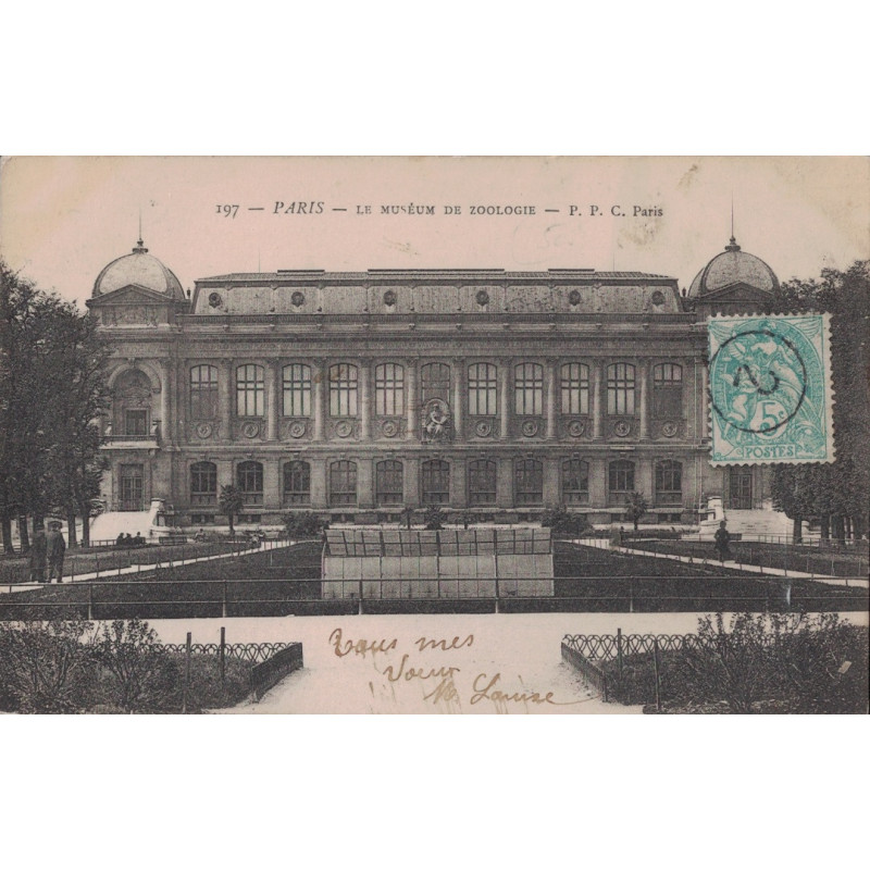 PARIS - JOUR DE L'AN - TYPE BLANC - CHIFFRE 2 DANS UN CERCLE - CARTE POSTALE DE VOEUX DE PARIS POUR PARIS..