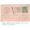 copy of PARIS - EXPOSITION UNIVERSELLE - DRAPEAU - 10c SAGE DU 15-10-1900..