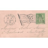 copy of PARIS - EXPOSITION UNIVERSELLE - DRAPEAU - 10c SAGE DU 15-10-1900..