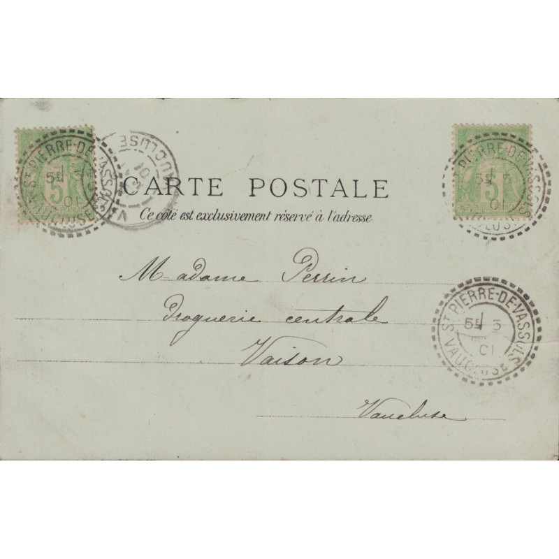 copy of HERAULT - MEZE - 28 MAI 1889 - BOITE RURALE A DE LOUPIAN SUR ENTIER POSTAL TYPE SAGE.