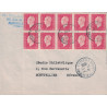 copy of MULLER - CACHET CONVOYEUR LIGNE DIGNE A ST AUBAN LE 27-1-1958.