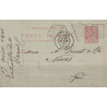 copy of MULLER - CACHET CONVOYEUR LIGNE DIGNE A ST AUBAN LE 27-1-1958.