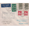 ALGERIE - ALGER GARE SECTION AVION 16-5-1937 - 1er LIAISON ALGER POINTE-NOIRE..