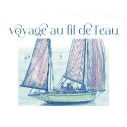 ENTIER POSTAL ILLUSTREE AU RECTO - VOYAGE AU FIL DE L'EAU - FETE DU TIMBRE 2024.