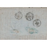 VOSGES - REMIREMONT - EMPIRE N°14 BANDE DE 3 POUR ROUEN - TAXE 6 MANUSCRITE + AFFRANCHISSEMENT INSUFFISANT - LE 13-3-1860.-