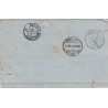 RHONE - BEAUJEU - CERES - N°55 PAIRE OBL.GC377 - LE 13-9-1872 POUR GENEVE EN SUISSE.