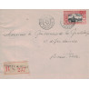 GUADELOUPE - POINTE A PITRE - LETTRE RECOMMANDEE POUR LE GOUVERNEUR DE LA GUADELOUPE A BASSE-TERRE - N°119 SEUL SUR LETTRE.