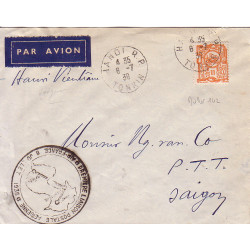 TONKIN - HANOI RP - 1er LIAISON POSTALE AERIENNE * AIR FRANCE 6 JUILLET 1939.*