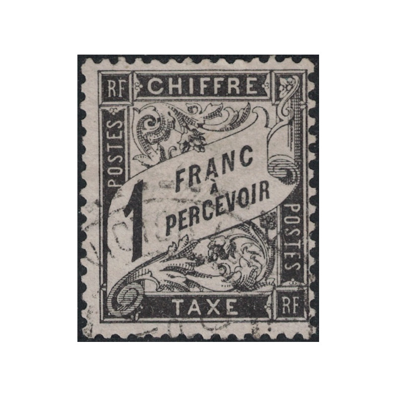 copy of TAXE No010 - 1c NOIR***