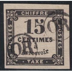 TAXE No003 - OBLITERATION OR x 2 - ORIGINE RURALE.