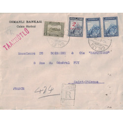 copy of COCHINCHINE - CHAUDOC - COURRIER RAPIDE EMERAUDE SAIGON-PARIS - LE 3-1-1934.