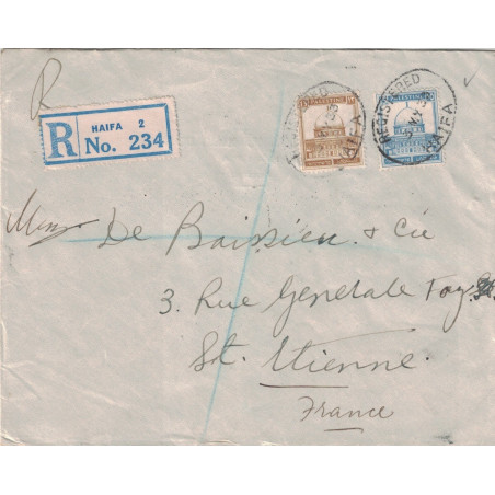 copy of COCHINCHINE - CHAUDOC - COURRIER RAPIDE EMERAUDE SAIGON-PARIS - LE 3-1-1934.