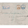 copy of COCHINCHINE - CHAUDOC - COURRIER RAPIDE EMERAUDE SAIGON-PARIS - LE 3-1-1934.