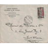 copy of SYRIE - ALEP - PASTEUR AVEC SURCHARGE LETTRE ENTETE POUR LA FRANCE LE 8-7-1924.