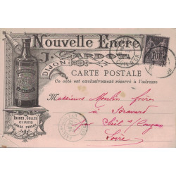 copy of VAUCLUSE - CARPENTRAS - SAGE - No91 EN PAIRE +90 SUR BANDE - RETOUR ENVOYEUR 260 - VERSO ETIQUETTE