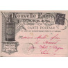 copy of VAUCLUSE - CARPENTRAS - SAGE - No91 EN PAIRE +90 SUR BANDE - RETOUR ENVOYEUR 260 - VERSO ETIQUETTE