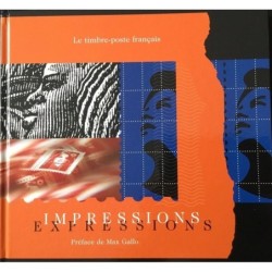 copy of IMPRESSIONS EXPRESSIONS - LE TIMBRE-POSTE FRANCAIS - AVEC BLOC HELIOGRAVURE - 2003.