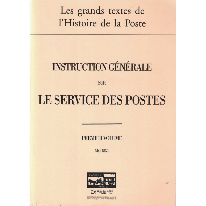 copy of DICTIONNAIRE DES POSTES AUX LETTRES 1835 - MUSEE DE LA POSTE - NEUF.