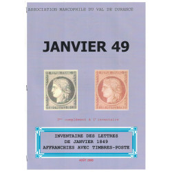 copy of JANVIER 1849 - INVENTAIRE DES LETTRES DE JANVIER 1949 - COMPLEMENT A L'INVENTAIRE - 2004.