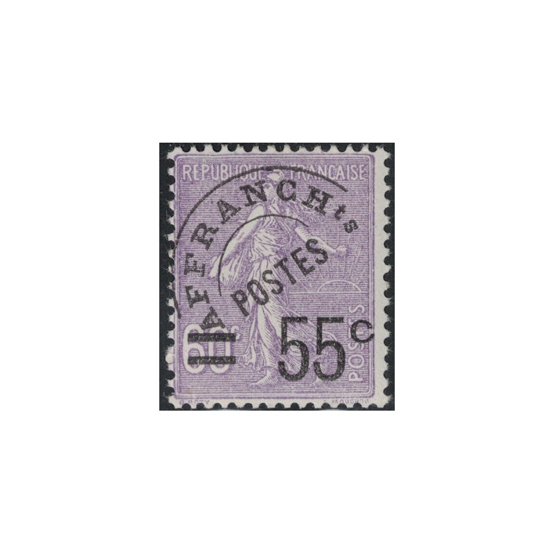 PREO No047 - SEMEUSE 55/60c - SANS TRACE DE CHARNIERE - COTE 350€.