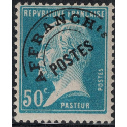 PREO No068 - PASTEUR 50c - SANS TRACE DE CHARNIERE - COTE 300€.