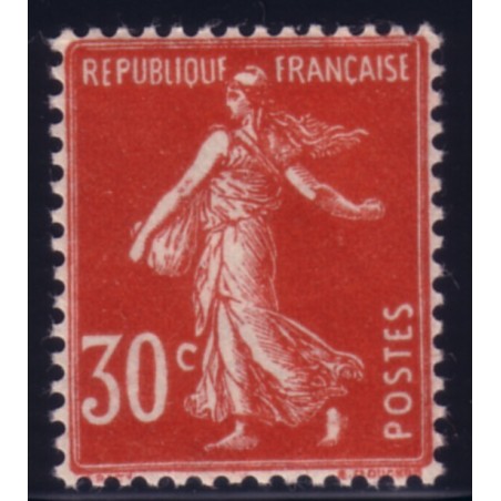 No0160 - SEMEUSE 30c ROUGE - NEUF**.