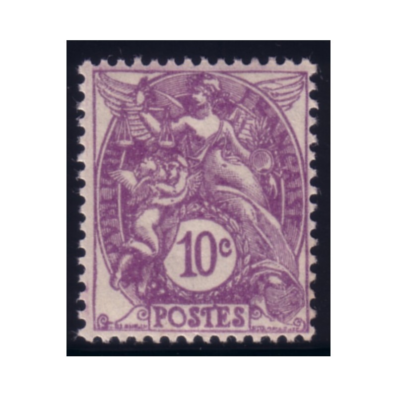 No0233 - TYPE BLANC 10c VIOLET - NEUF**.