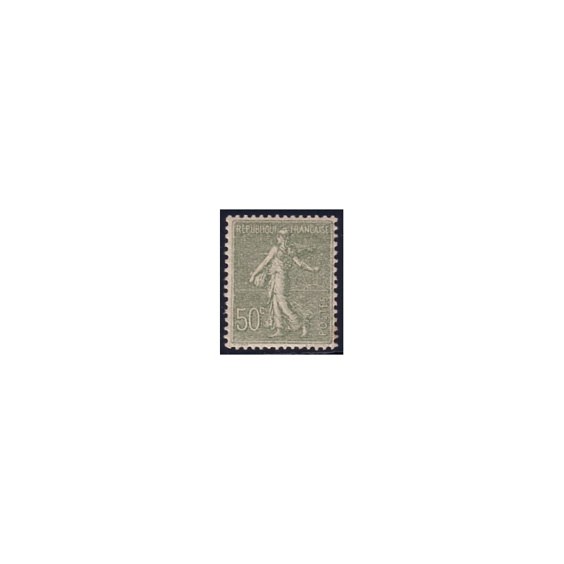 No0198 - SEMEUSE LIGNEE 50c OLIVE - NEUF**.