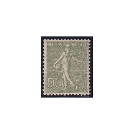 No0198 - SEMEUSE LIGNEE 50c OLIVE - NEUF**.