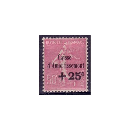 No0254 - CAISSE D'AMORTISSEMENT - NEUF*-TRACE CHARNIERE.