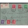 PUY DE DOME - LETTRE RECOMMANDEE DE RANDAM POUR MARRAKECH - CACHET COMPAGNONS DE FRANCE RANDAM - RARE.