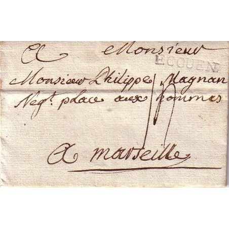 SEINE ET OISE - ECOUEN le 25 janvier 1784 (cachet droit) - LENAIN No2 - INCICE 21.