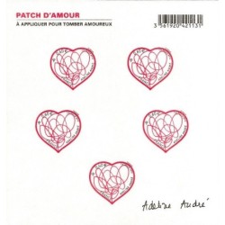 F468A - AUTOADHESIF - ST VALENTIN - PATSC D'AMOUR.