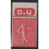 No0199 - SEMEUSE 50c ROUGE- BANDE PUB D.U (P1).